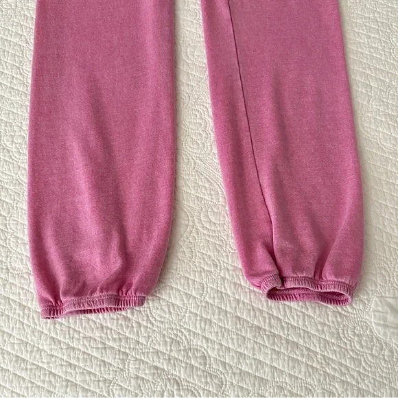 Sundry Pigment Dyed Pink Basic Sweatpants Joggers Women’s 2 / Medium USA Made - Picture 10 of 12